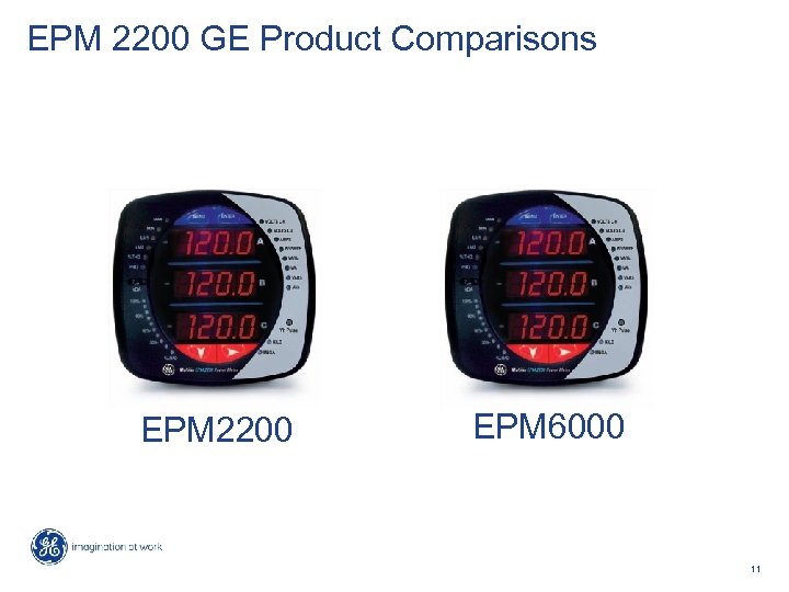 EPM 2200 GE Product Comparisons EPM 2200 EPM 6000 11 