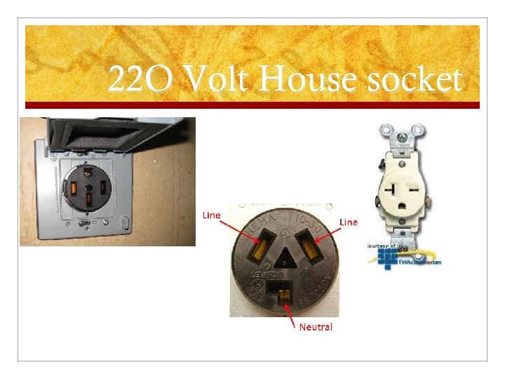22 O Volt House socket 