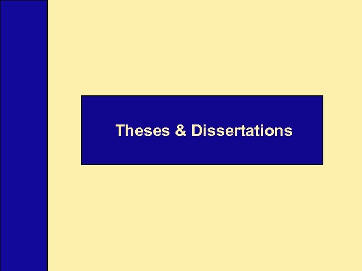 Theses & Dissertations 