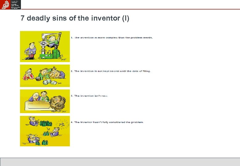 7 deadly sins of the inventor (I) 
