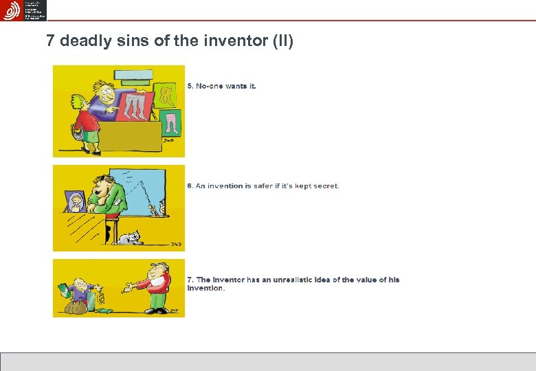 7 deadly sins of the inventor (II) 