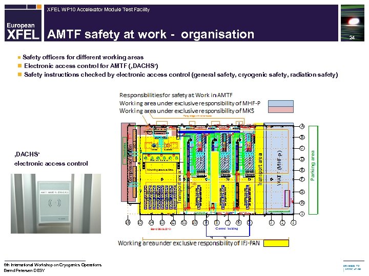 XFEL WP 10 Accelerator Module Test Facility AMTF safety at work - organisation Safety