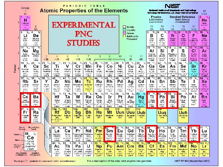 experimental pnc studies 