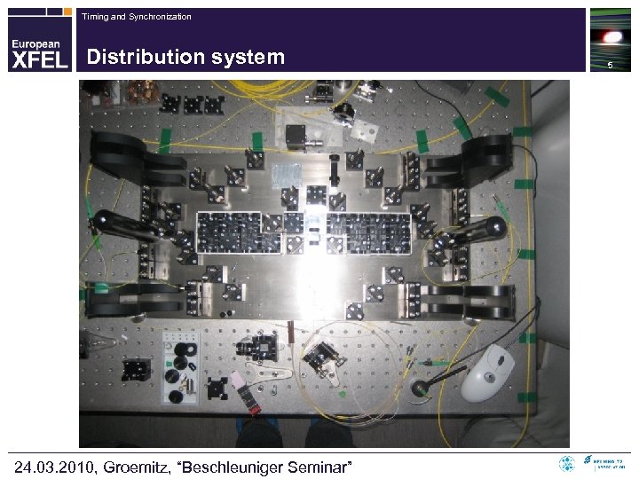 Timing and Synchronization Distribution system 24. 03. 2010, Groemitz, “Beschleuniger Seminar” 5 