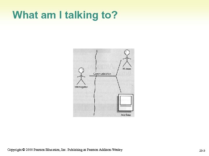What am I talking to? 1 -3 Copyright © 2008 Pearson Education, Inc. Publishing