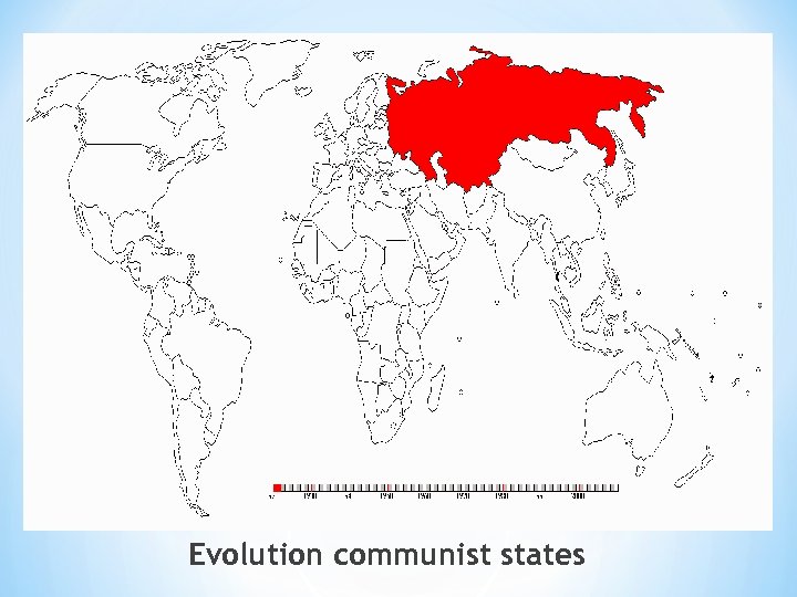 Evolution communist states 