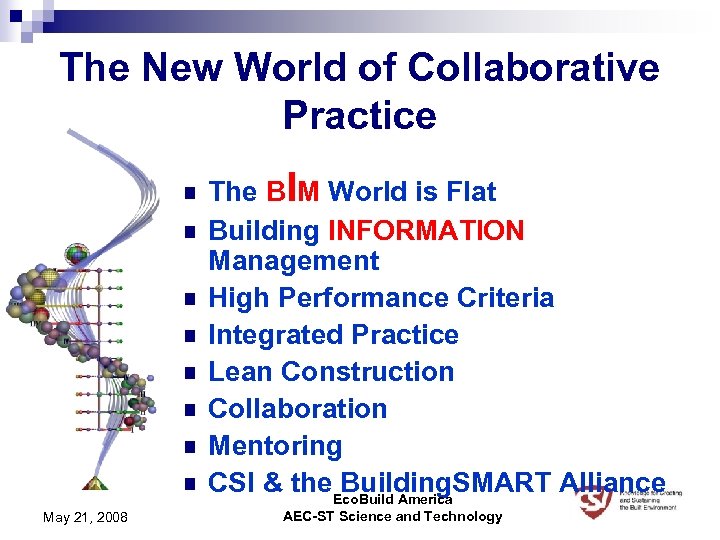 The New World of Collaborative Practice n n n n May 21, 2008 The