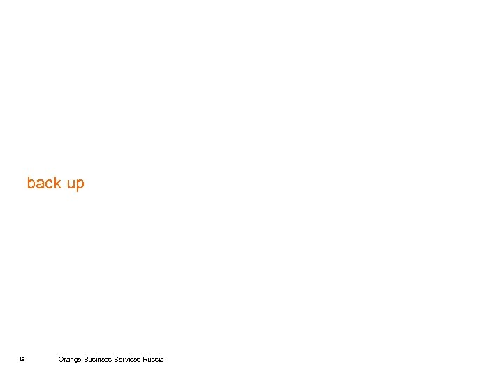 back up 19 Orange Business Services Russia 