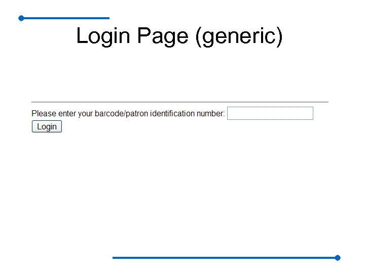 Login Page (generic) 