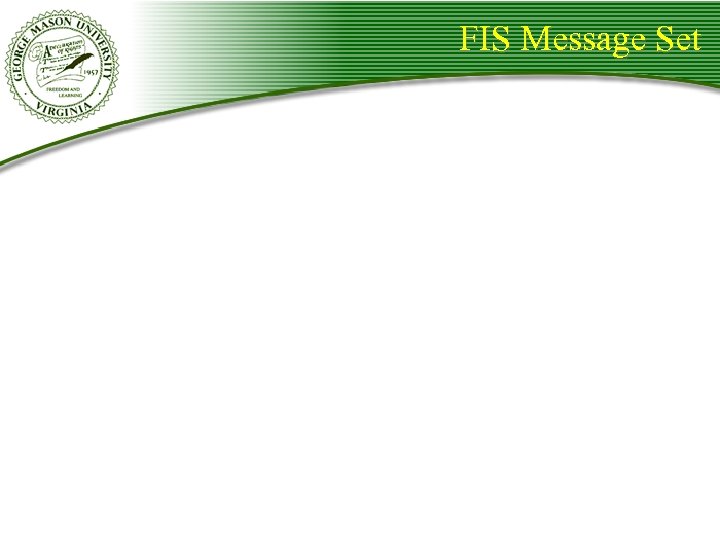 FIS Message Set 
