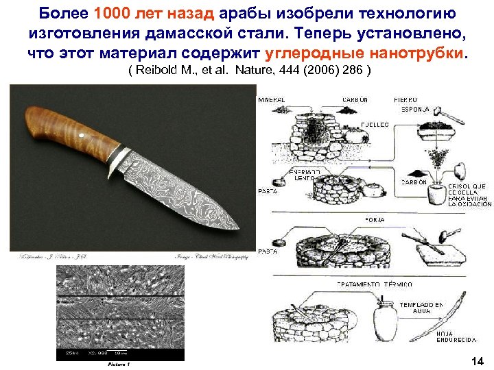 Более 1000 лет назад арабы изобрели технологию изготовления дамасской стали. Теперь установлено, что этот