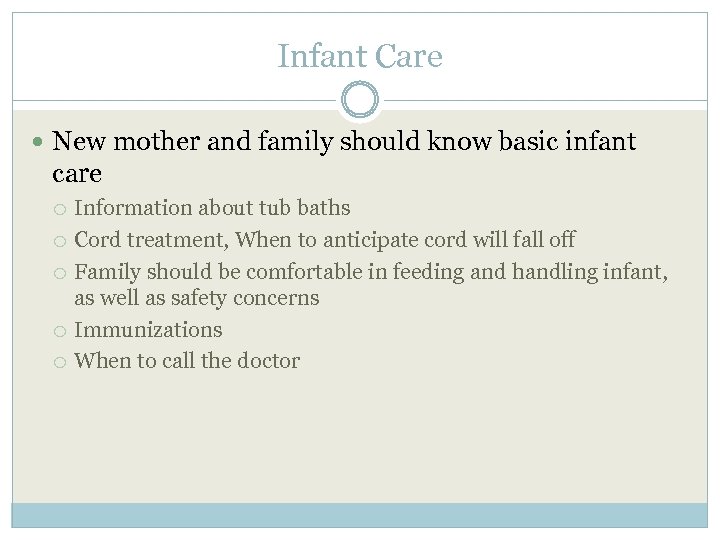 Infant Care New mother and family should know basic infant care Information about tub