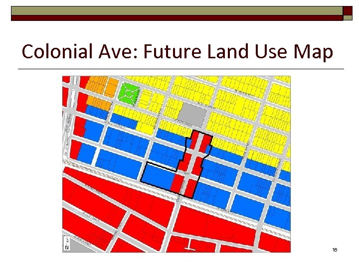 Colonial Ave: Future Land Use Map 16 