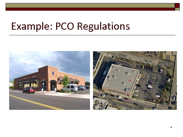 Example: PCO Regulations 4 