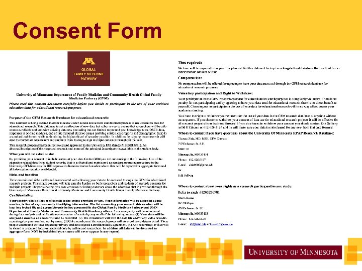 Consent Form 