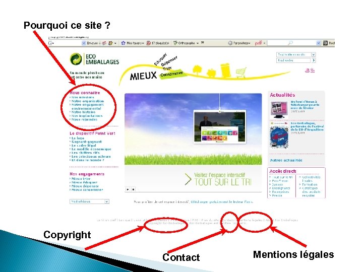 Pourquoi ce site ? Copyright Contact Mentions légales 