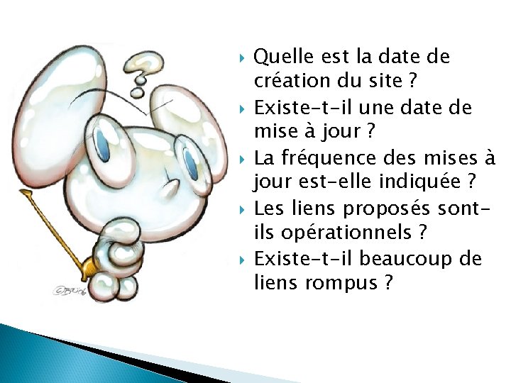  Quelle est la date de création du site ? Existe-t-il une date de