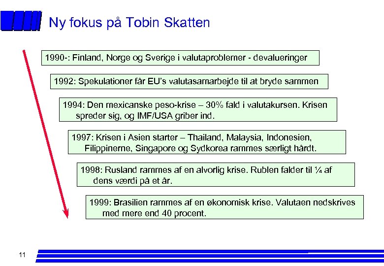 Ny fokus på Tobin Skatten 1990 -: Finland, Norge og Sverige i valutaproblemer -