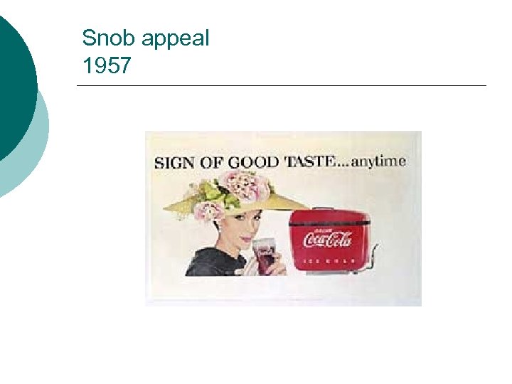 Snob appeal 1957 