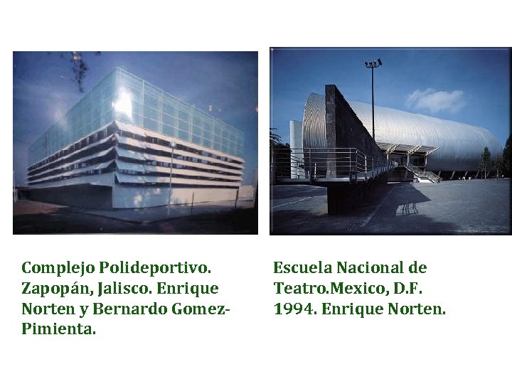 Complejo Polideportivo. Zapopán, Jalisco. Enrique Norten y Bernardo Gomez. Pimienta. Escuela Nacional de Teatro.