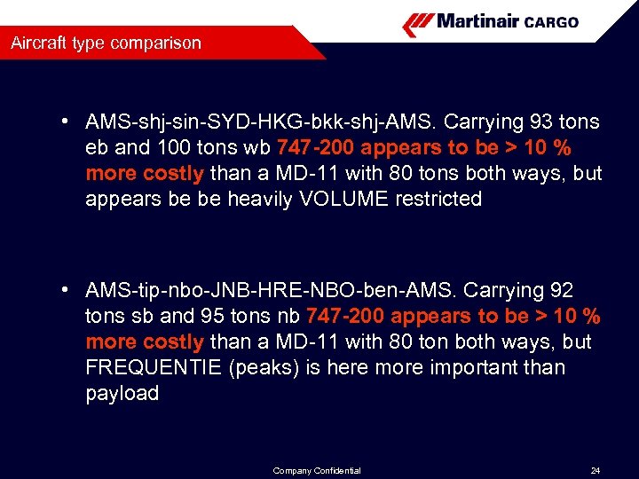 Aircraft type comparison • AMS-shj-sin-SYD-HKG-bkk-shj-AMS. Carrying 93 tons eb and 100 tons wb 747