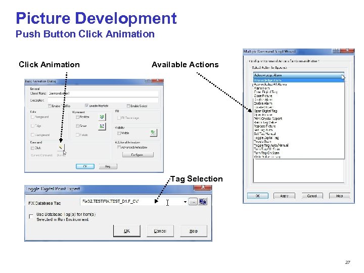 Picture Development Push Button Click Animation Available Actions Tag Selection © 2012 PT. Tiara