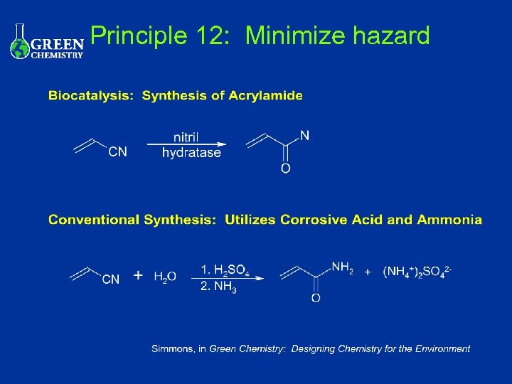 Principle 12: Minimize hazard 