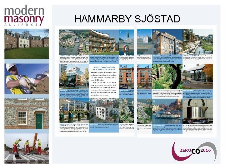 HAMMARBY SJÖSTAD ZEROCO 2016 CO 