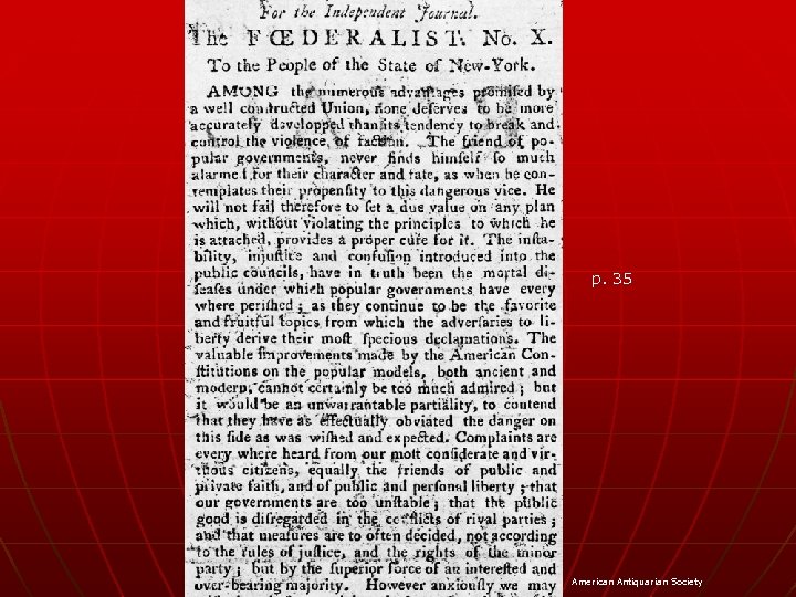 p. 35 American Antiquarian Society 