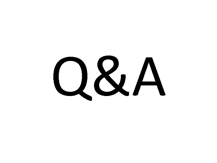 Q&A 