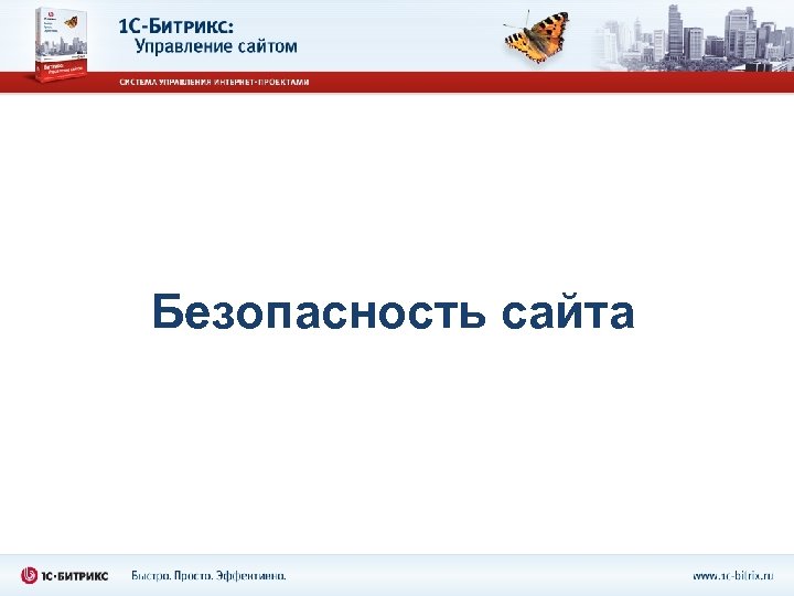Безопасность сайта 