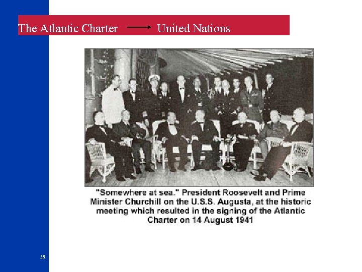 The Atlantic Charter United Nations 55 