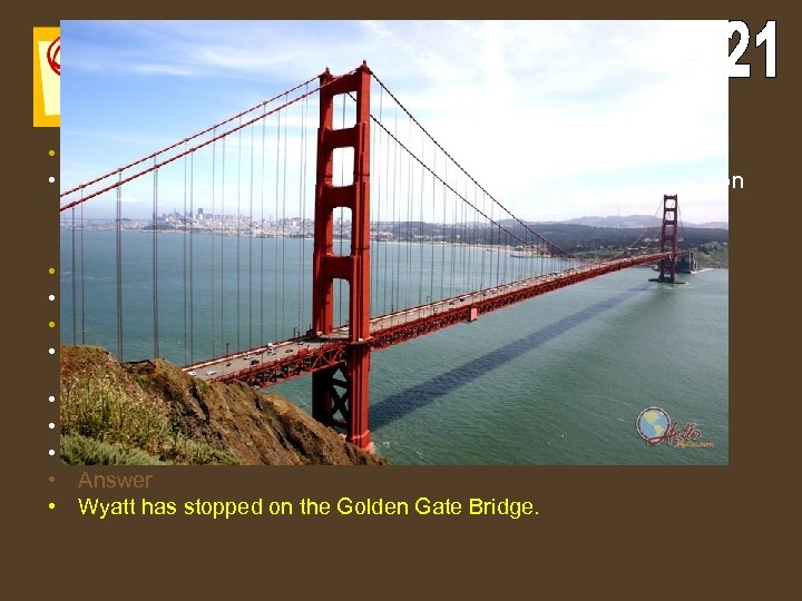 Where’s Wyatt? • The Case • Wyatt rides his bike out of a big