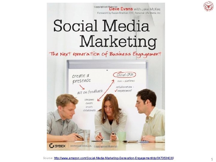 Source: http: //www. amazon. com/Social-Media-Marketing-Generation-Engagement/dp/0470634030 5 