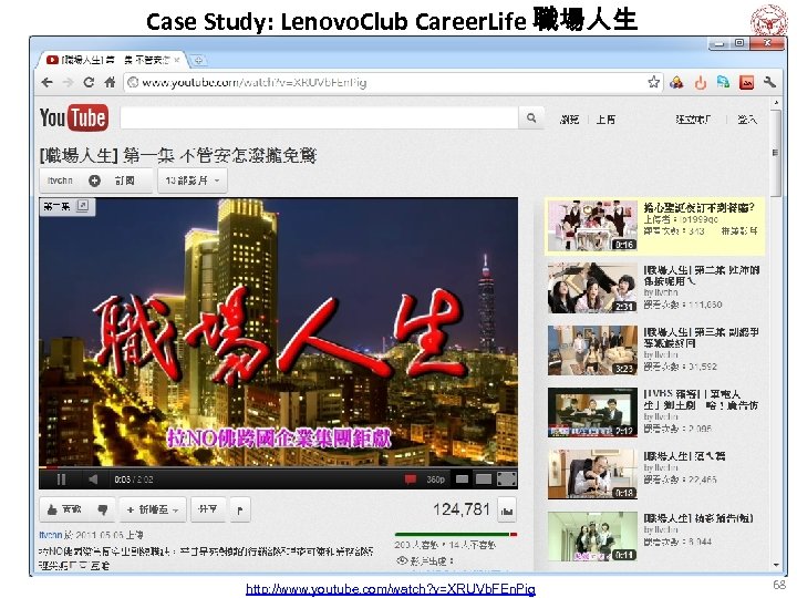Case Study: Lenovo. Club Career. Life 職場人生 http: //www. youtube. com/watch? v=XRUVb. FEn. Pig