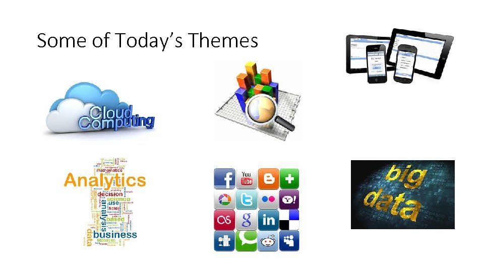 Some of Today’s Themes 