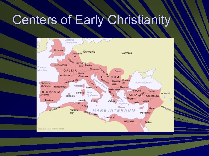 Centers of Early Christianity 