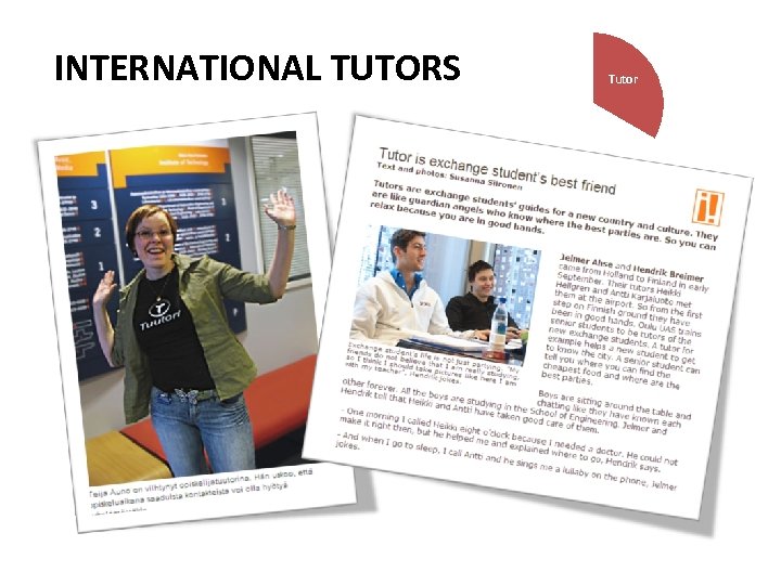 INTERNATIONAL TUTORS Tutor 