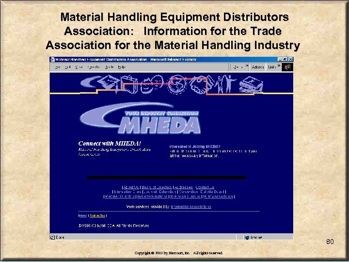 Material Handling Equipment Distributors Association: Information for the Trade Association for the Material Handling