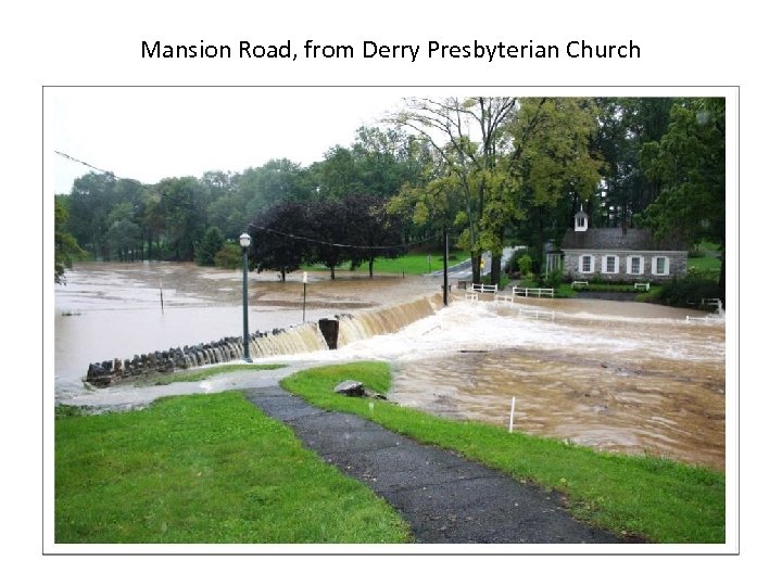Mansion Road, from Derry Presbyterian Church 