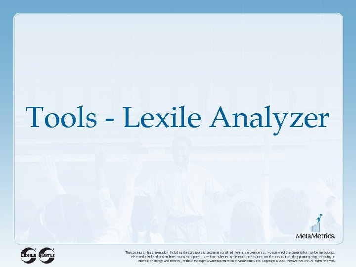 Tools - Lexile Analyzer 