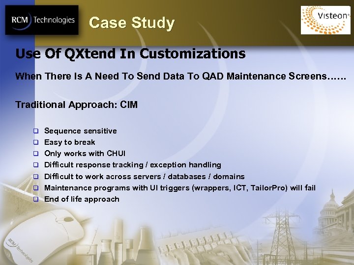 Case Study Use Of QXtend In Customizations When There Is A Need To Send