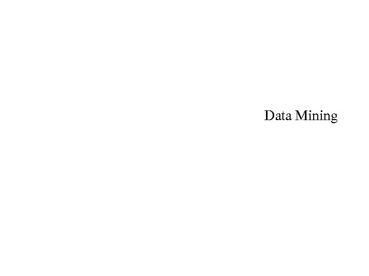 Data Mining 