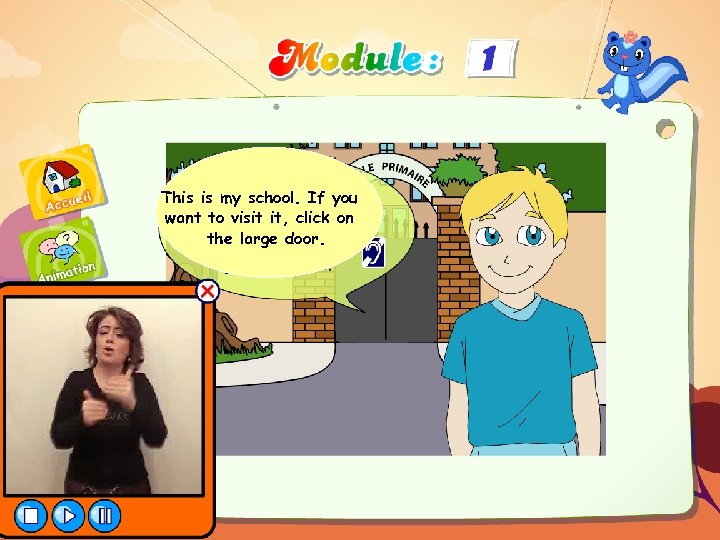 This is my school. If you want to visit it, click on the large