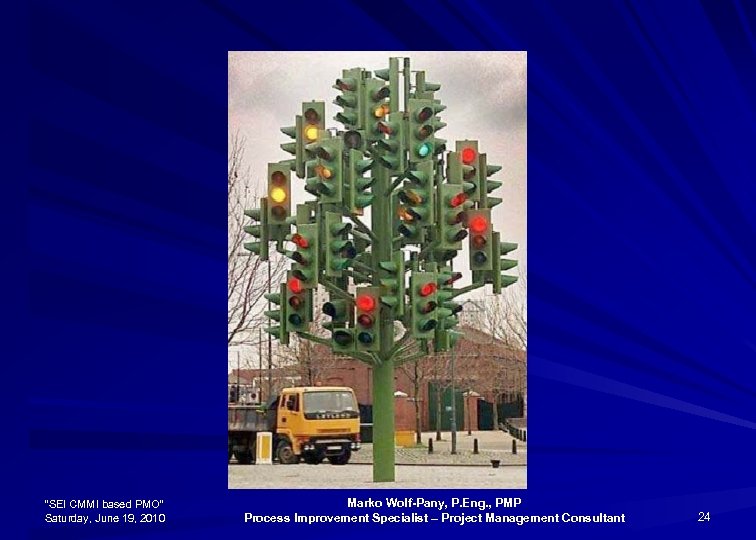 “SEI CMMI based PMO” Saturday, June 19, 2010 Marko Wolf-Pany, P. Eng. , PMP