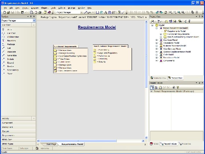 Requirements Model. eap http: //www. sparxsystems. com 