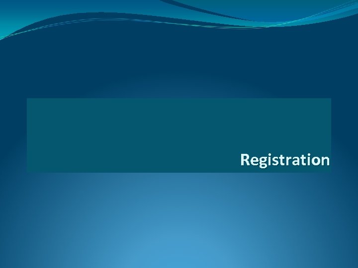 Registration 