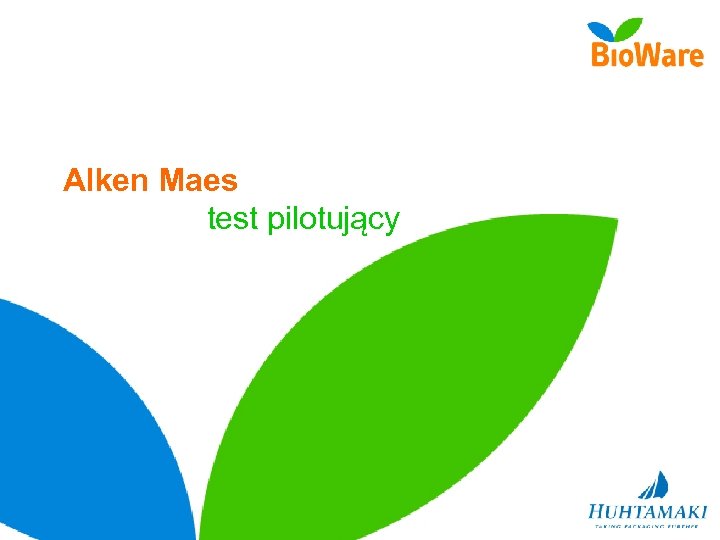 Alken Maes test pilotujący 