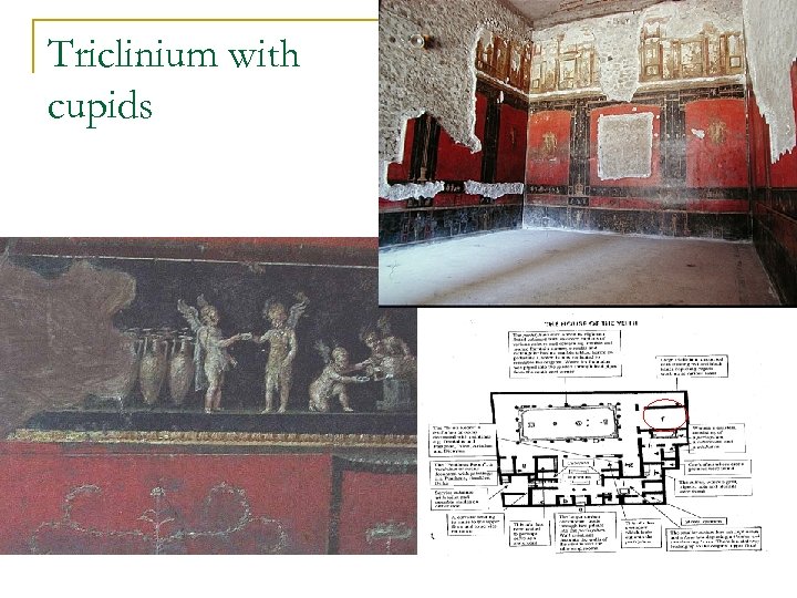 Triclinium with cupids 