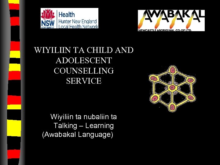 WIYILIIN TA CHILD AND ADOLESCENT COUNSELLING SERVICE Wiyiliin ta nubaliin ta Talking – Learning